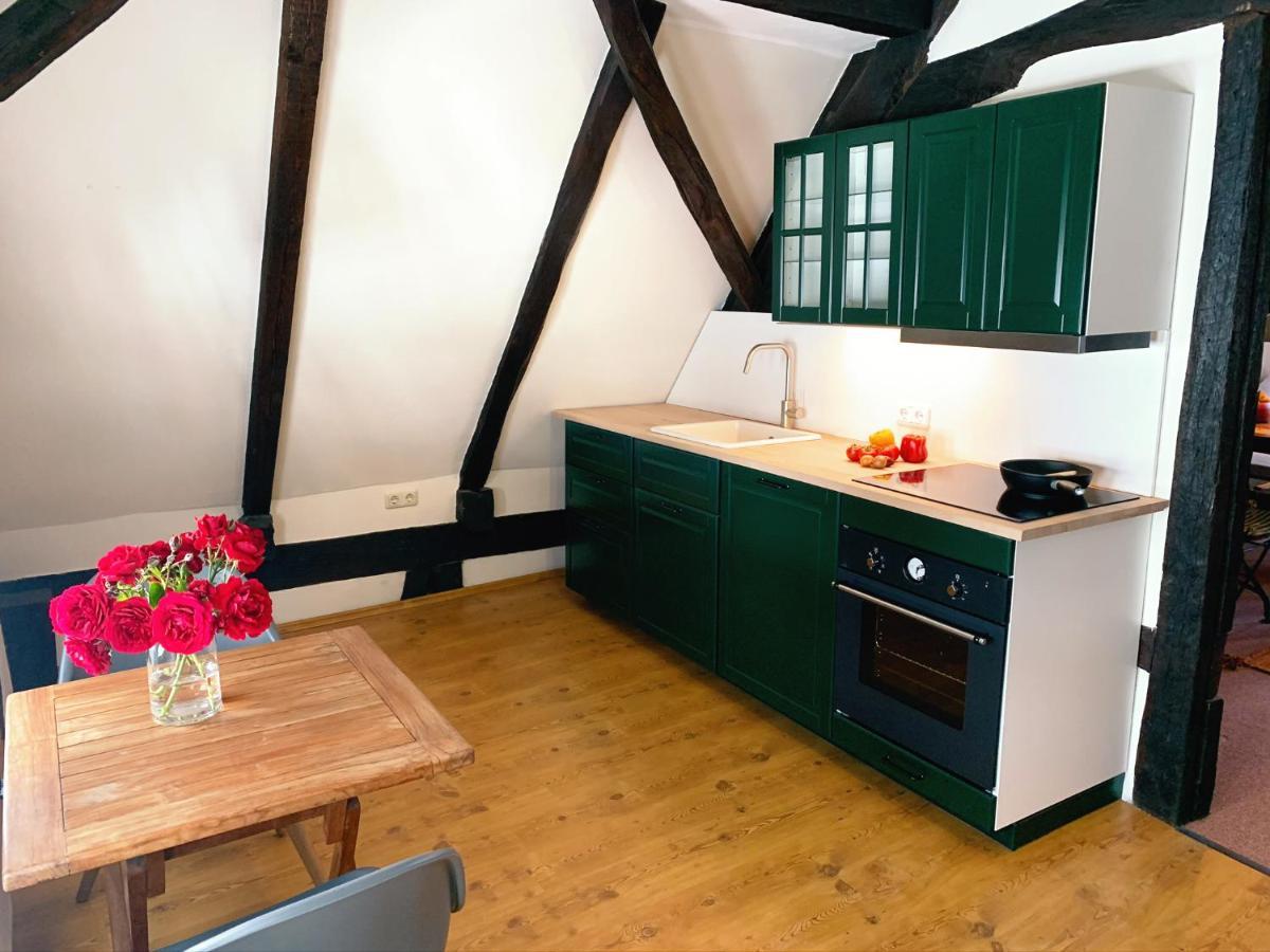 Historische Ferienwohnung Mit Kamin In Lich Eksteriør bilde