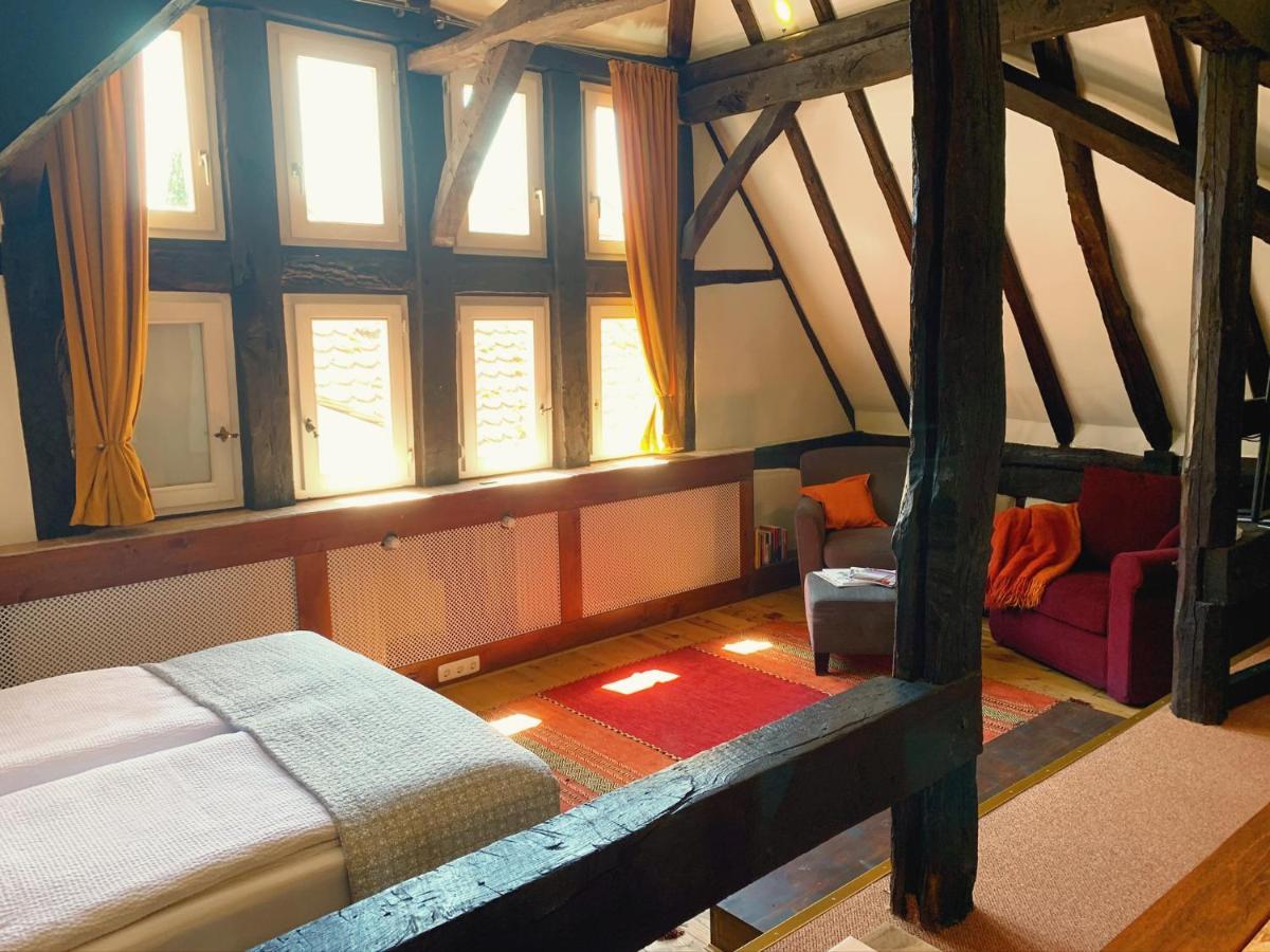 Historische Ferienwohnung Mit Kamin In Lich Eksteriør bilde