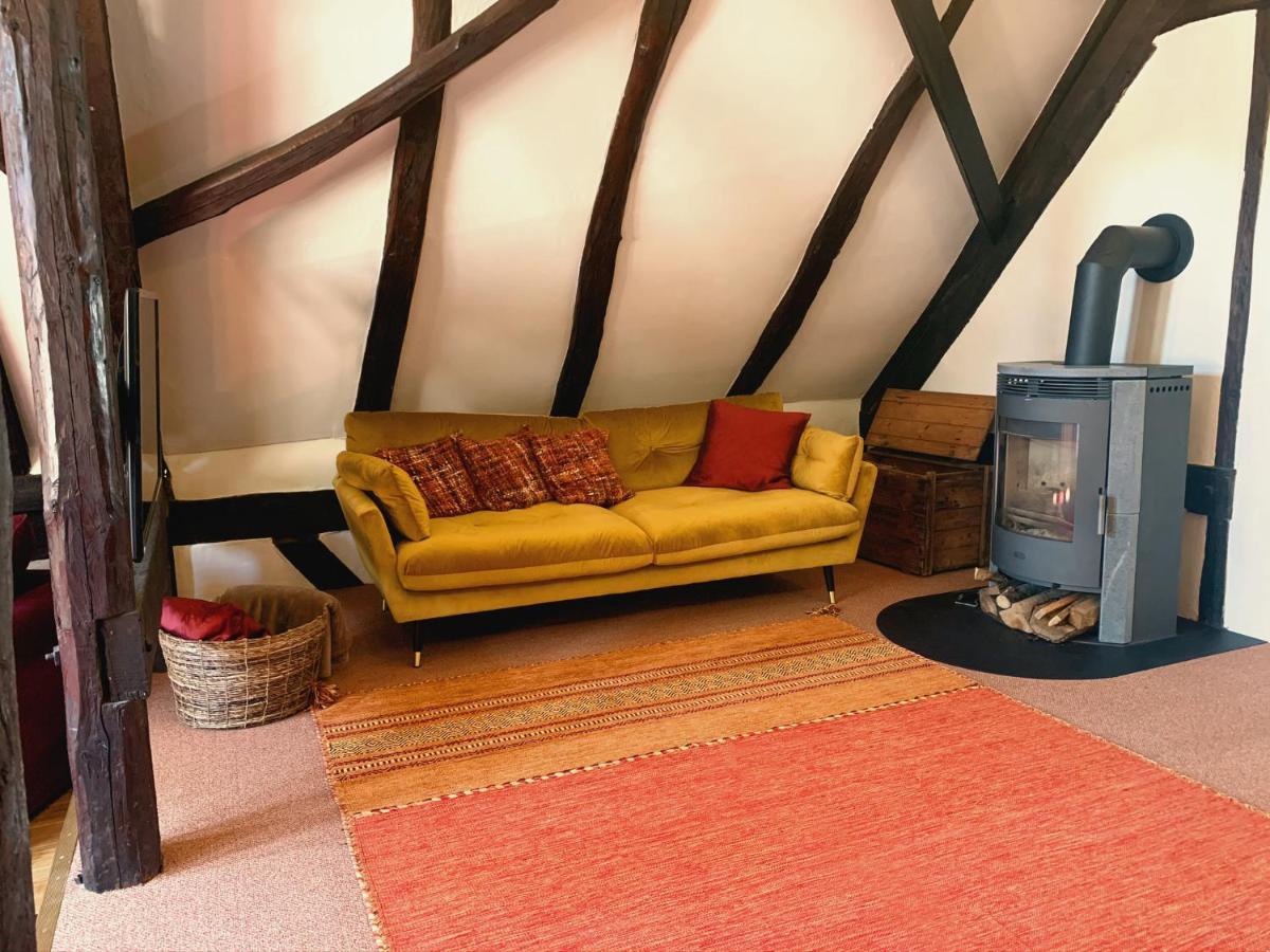 Historische Ferienwohnung Mit Kamin In Lich Eksteriør bilde